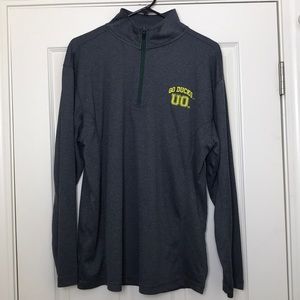 Men’s oregon ducks UO sweater Hoodless jacket